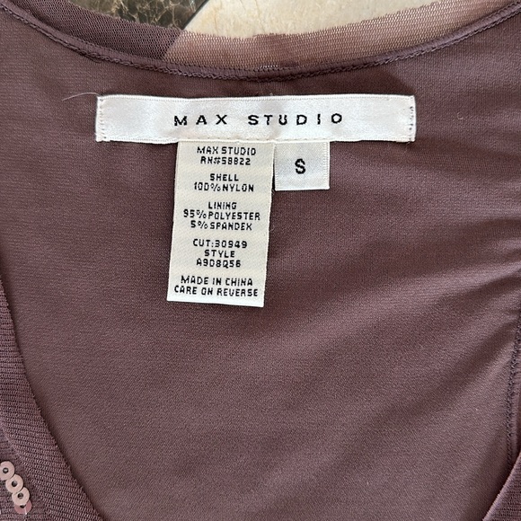 BUNDLE of 2 Max Studio Sequined Sleeveless Dresses Size Small - Picture 3 of 8